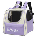 MOBILITY BACKPACK HELLO CAT with purple color