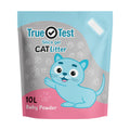True Test Silica Gel Crystal Cat Litter - Baby Powder Scent (10L)
