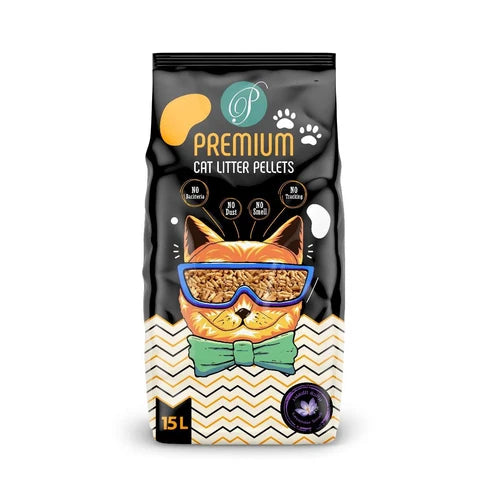 Premium Wood Pellet Cat Litter 15L