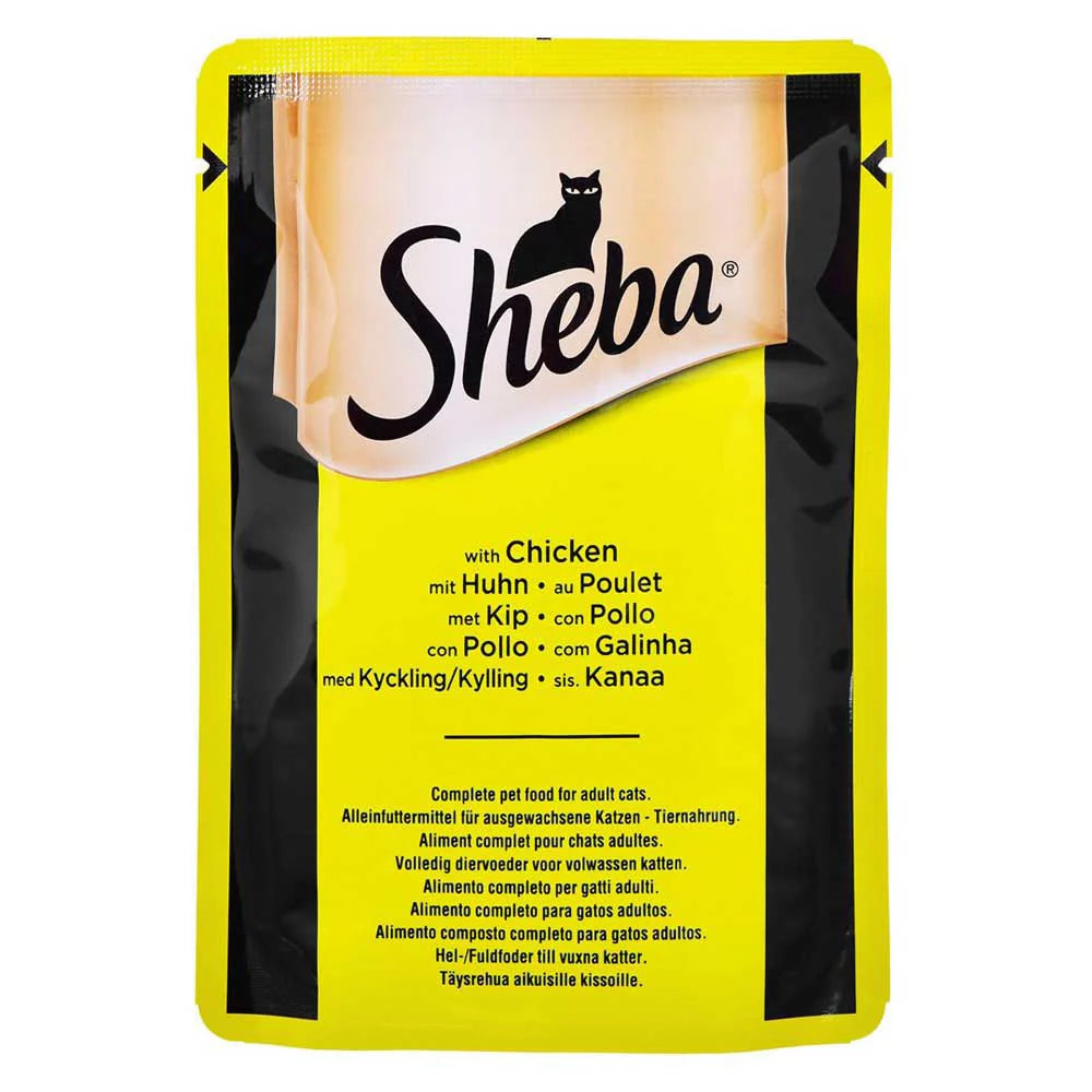 Sheba Selection Wet Adult Cat Food chicken flavor 85g