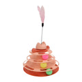 Pet Track Ball Toy,Cat Turntable Ball Toy Cat Interactive Puzzle Toy Kitten Tower Roller Toy Class Leading Features