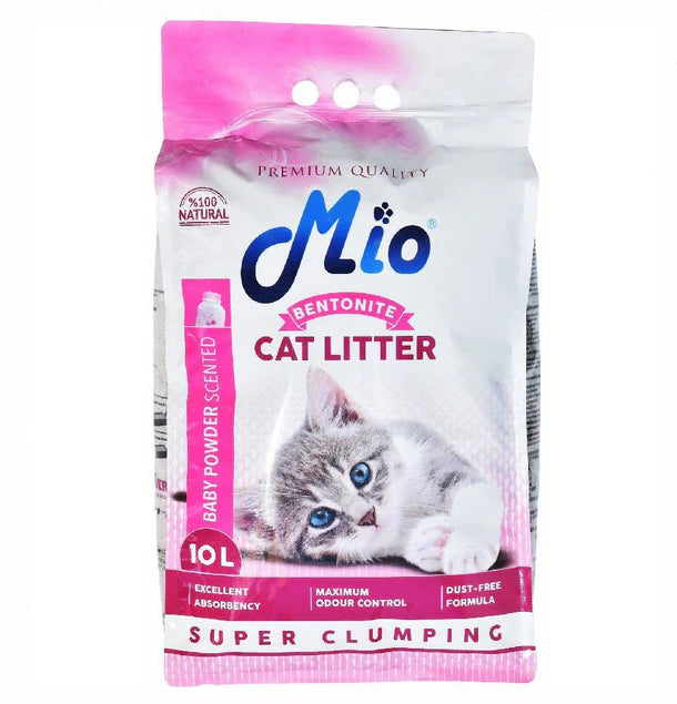 Mio bentonite Super Clumping Cat Litter (10 L)