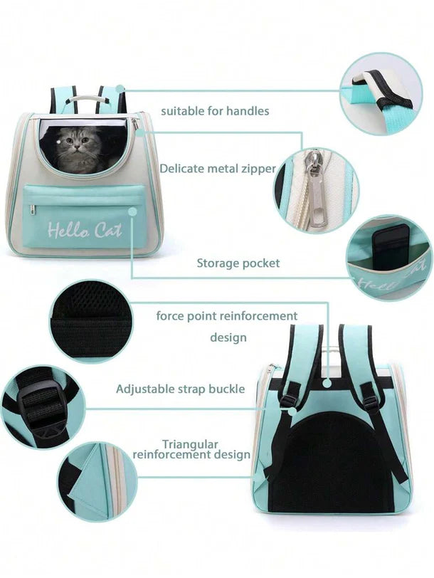 Hello cat Pet Carrier Bag Portable Breathable
