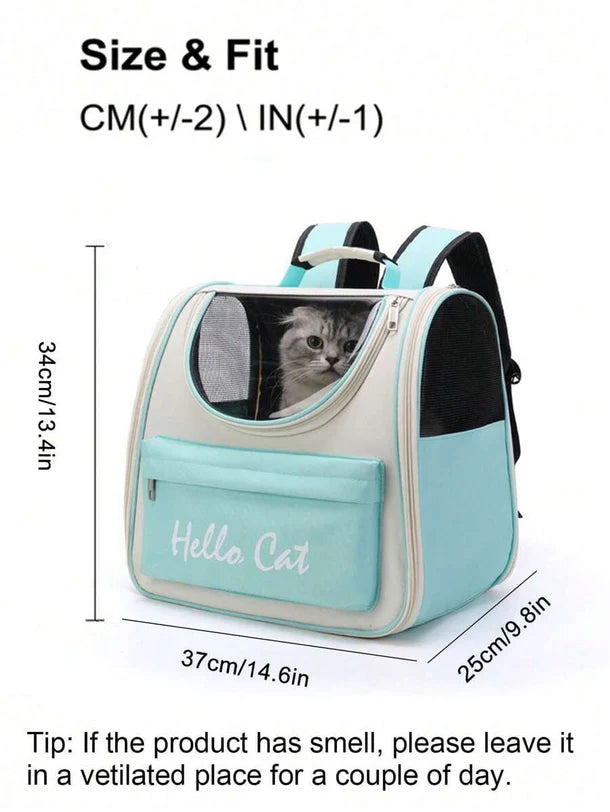 Hello cat Pet Carrier Bag Portable Breathable