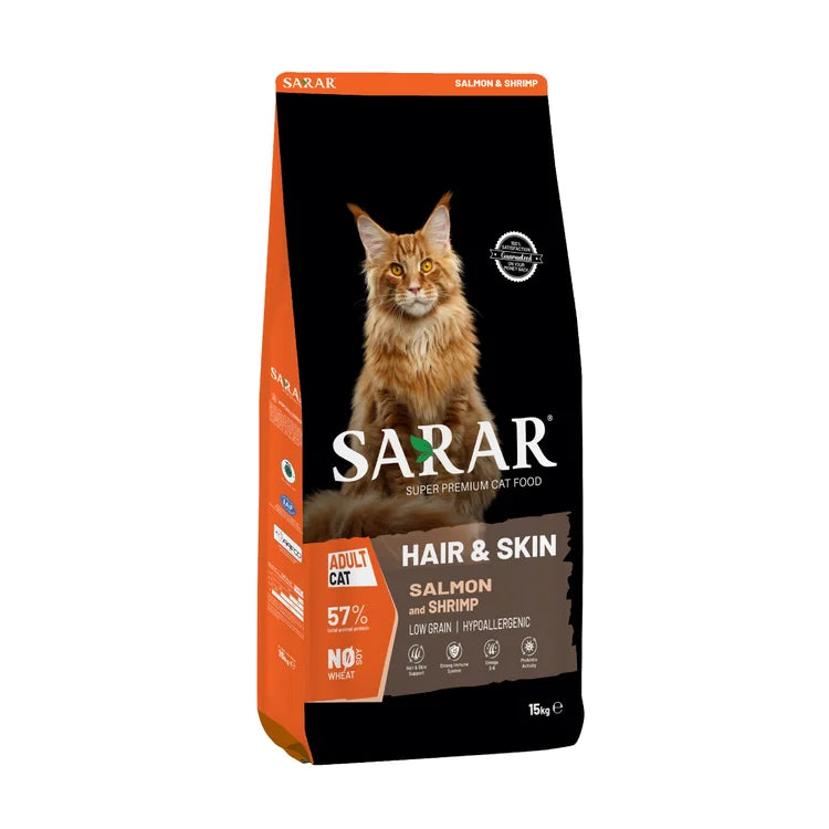 SARAR Cat Food Hair Skin with Salmon & Shrimp 2k