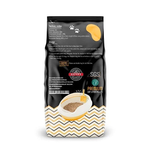 Premium Wood Pellet Cat Litter 15L