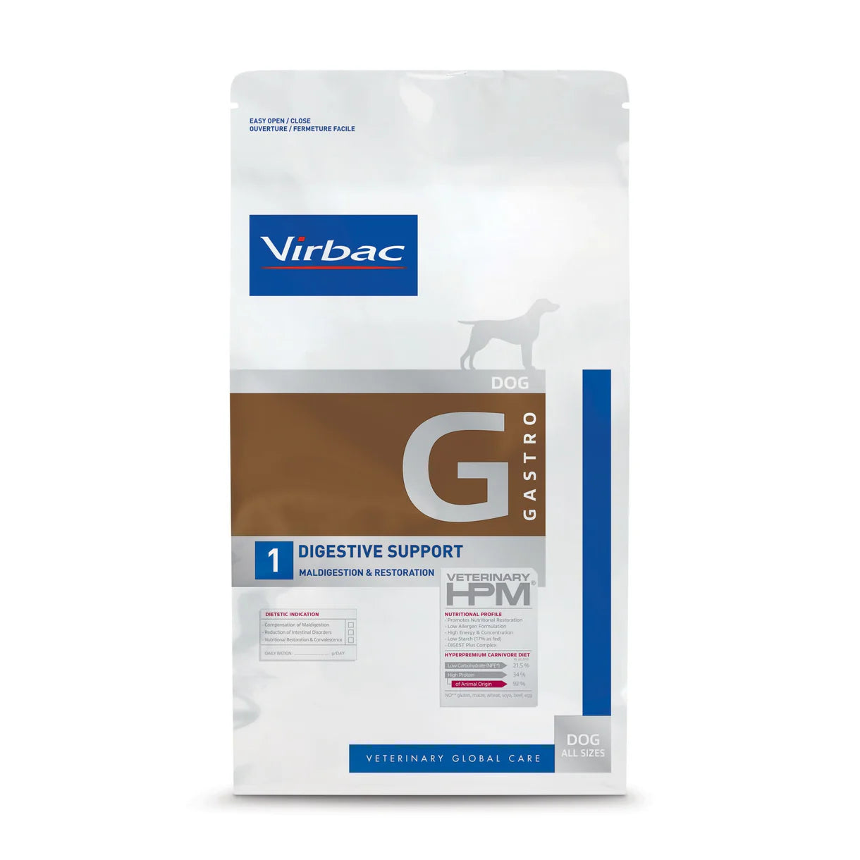 Virbac Digestive Support Dog Food G1 – For Digestive Issues (1.5kg)