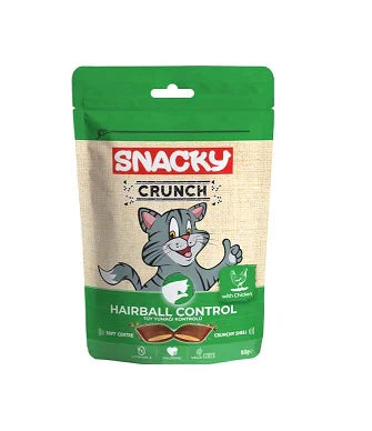 Snacky Crunch Hairball Control Cat Treats With Chicken For Adult cats 60g
