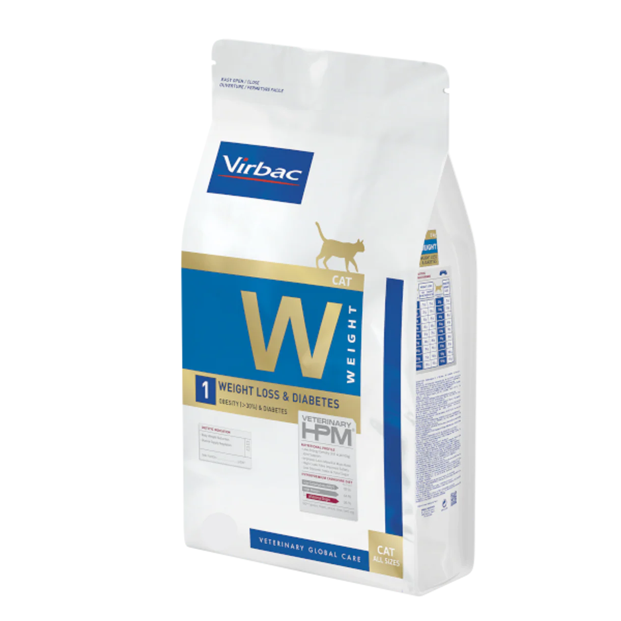 Virbac WEIGHT LOSS & DIABETES CAT W1 (1.5kg)