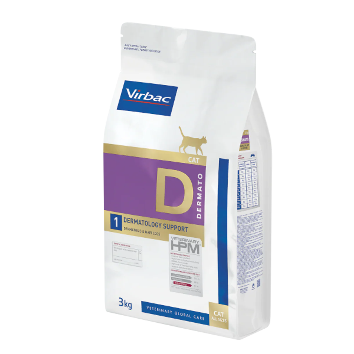 Virbac Cat Dermatology Support D1 (3kg)
