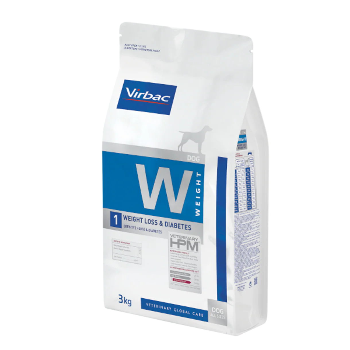 Virbac Dog Weight Loss & Diabetes W1 (3kg)