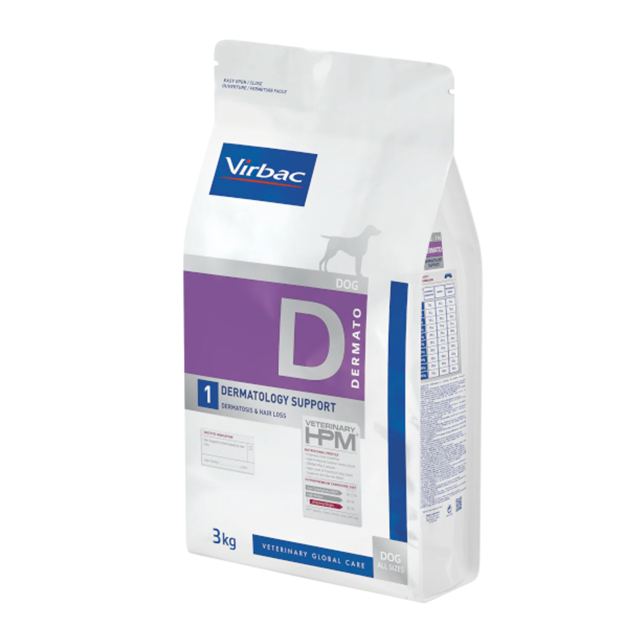 Virbac Dog Dermatology Support D1 (3kg)