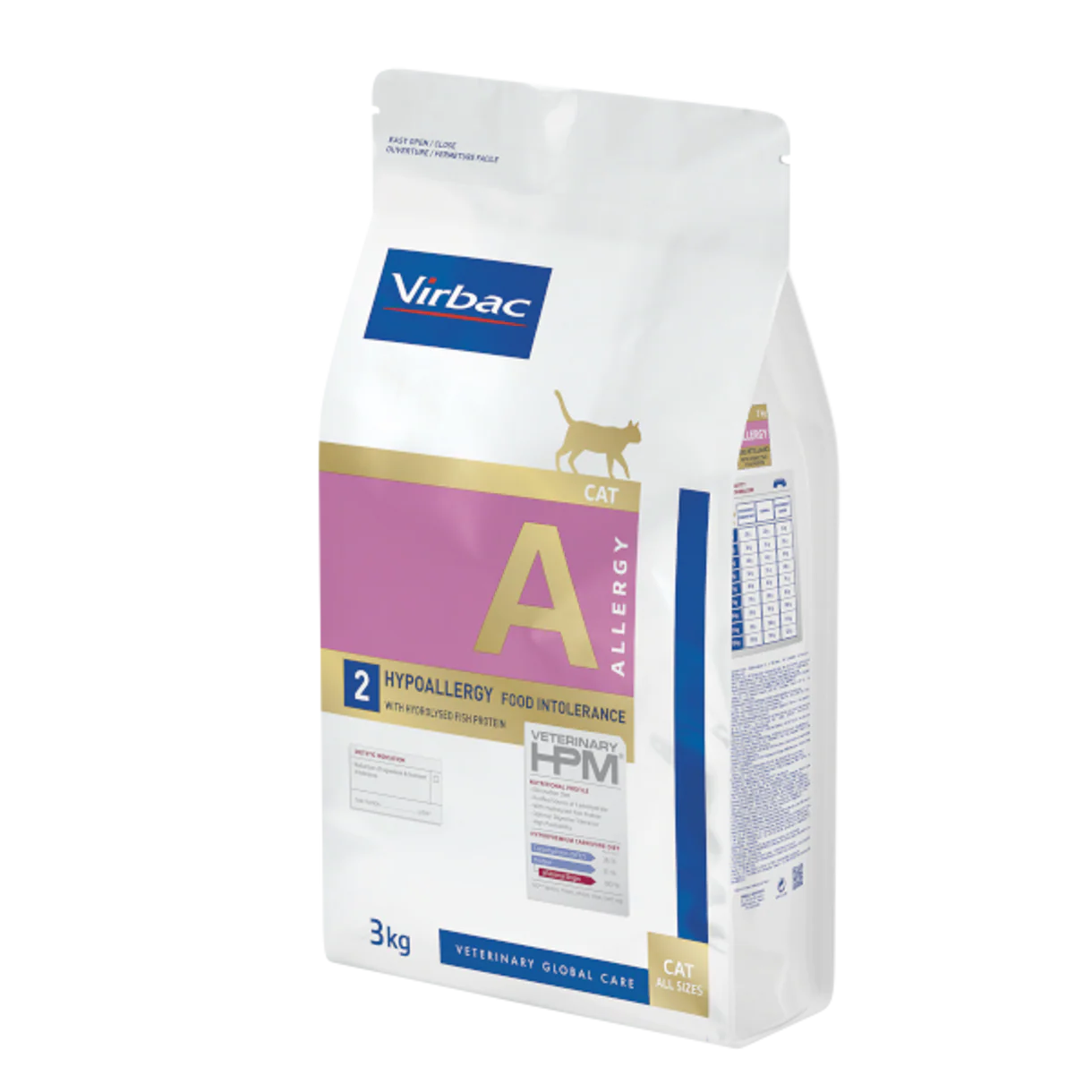 Virbac Cat Hypoallergy A2 - Cat Food (3kg)