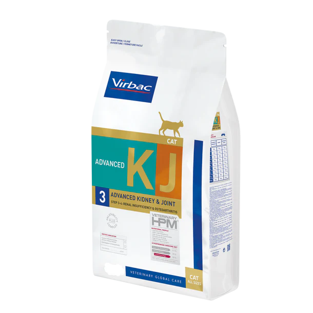 Virbac Cat Advanced Kidney & Joint Support KJ3 (1.5kg-3kg)
