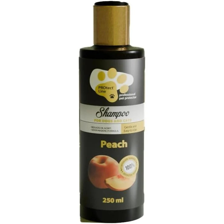 Protect Line Shampoo - The Perfect Flea & Tick Control Shampoo with Fresh peach Scents 250ML