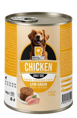 Royal Pet Wet Food Pate with Chicken for Adult Dogs 400 gr