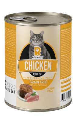 Royal Pet Wet Food Pate with Chicken for Adult Cats 400 gr