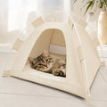 Foldable Cat & Small Dog Tent Bed – 44×44 cm | Portable Indoor & Outdoor Pet House - Large