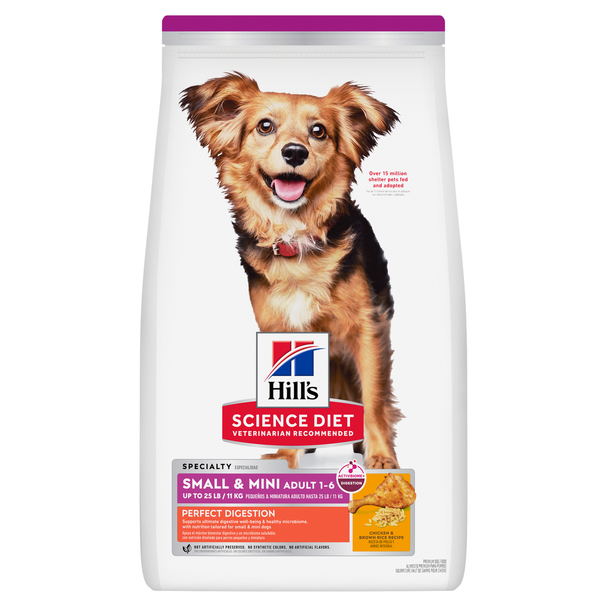 Hill's Prescription Diet Adult Perfect Digestion Small & Mini Chicken & Brown Rice Recipe Dog Food 1.5k
