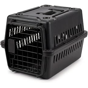 Cat carrier with black colour