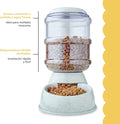 Noa Store Automatic Pet Feeder | Food Dispenser for Cats and Dogs - Gravity Feeder - Feeding Supplies for Dogs and Cats