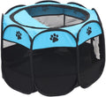 Portable Folding Fabric Pet Playpen Pet Tent House Cage Small
