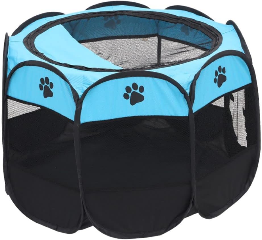 Portable Folding Fabric Pet Playpen Pet Tent House Cage Small