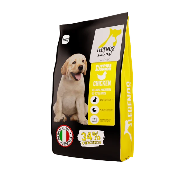 Legends Dry Food For Puppies & Junior Dogs (5kg)