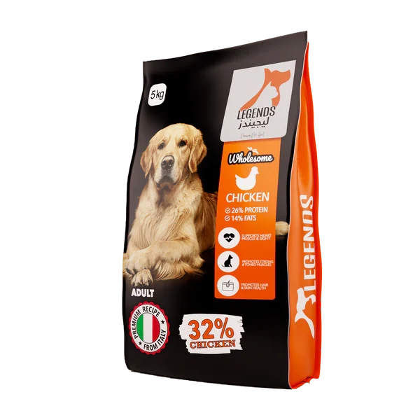 Legends Wholesome Chicken Feed For Adult Dogs (5kg)
