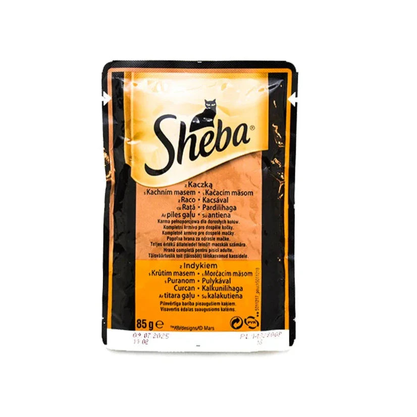Sheba Selection Wet Adult Cat Food With Turkey flavor 85g