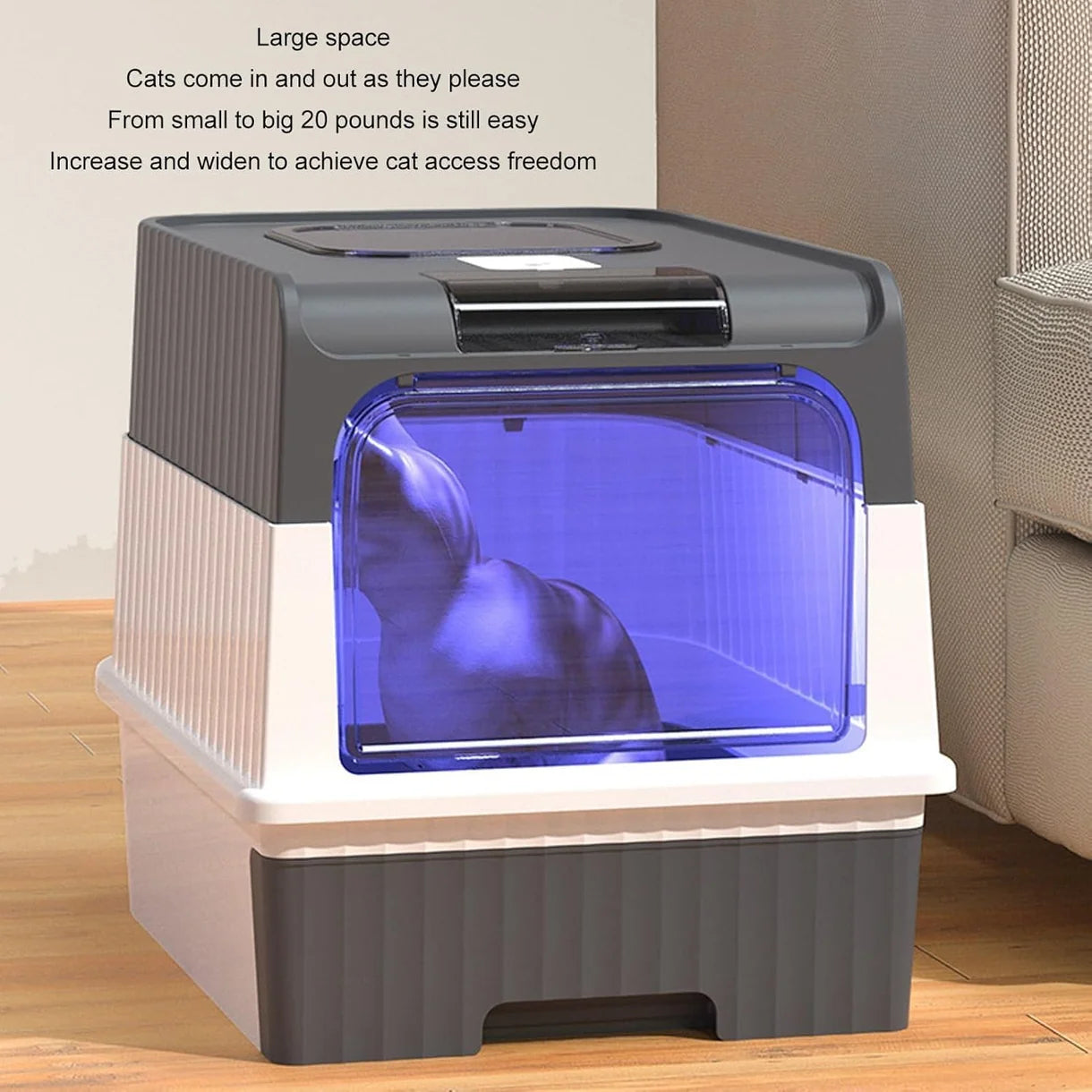 Mouse house Double Door Cat Litter Box E267