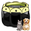 Portable Folding Fabric Pet Playpen Pet Tent House Cage Small