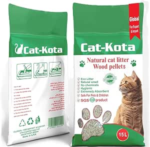 CatKota Wood Cat Litter - 15L