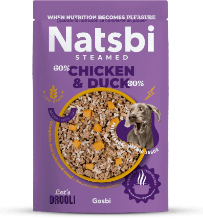 Natsbi Steamed Chicken&Duck Dogs 200g