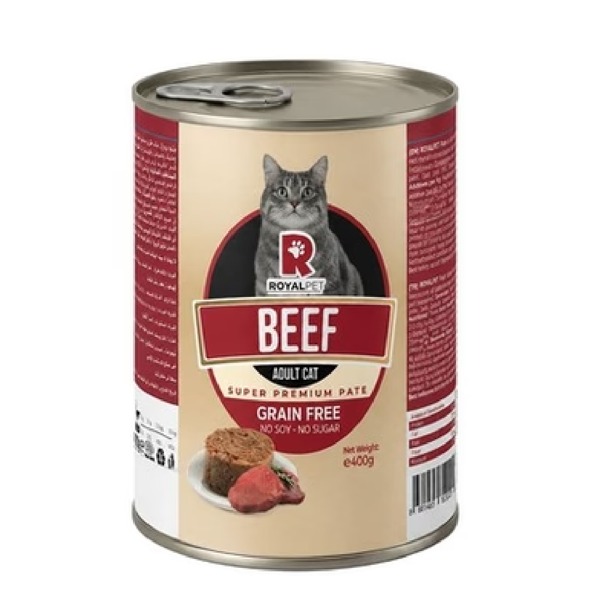 Royal Pet Wet Food Pate with Beef for Adult Cats 400 gr