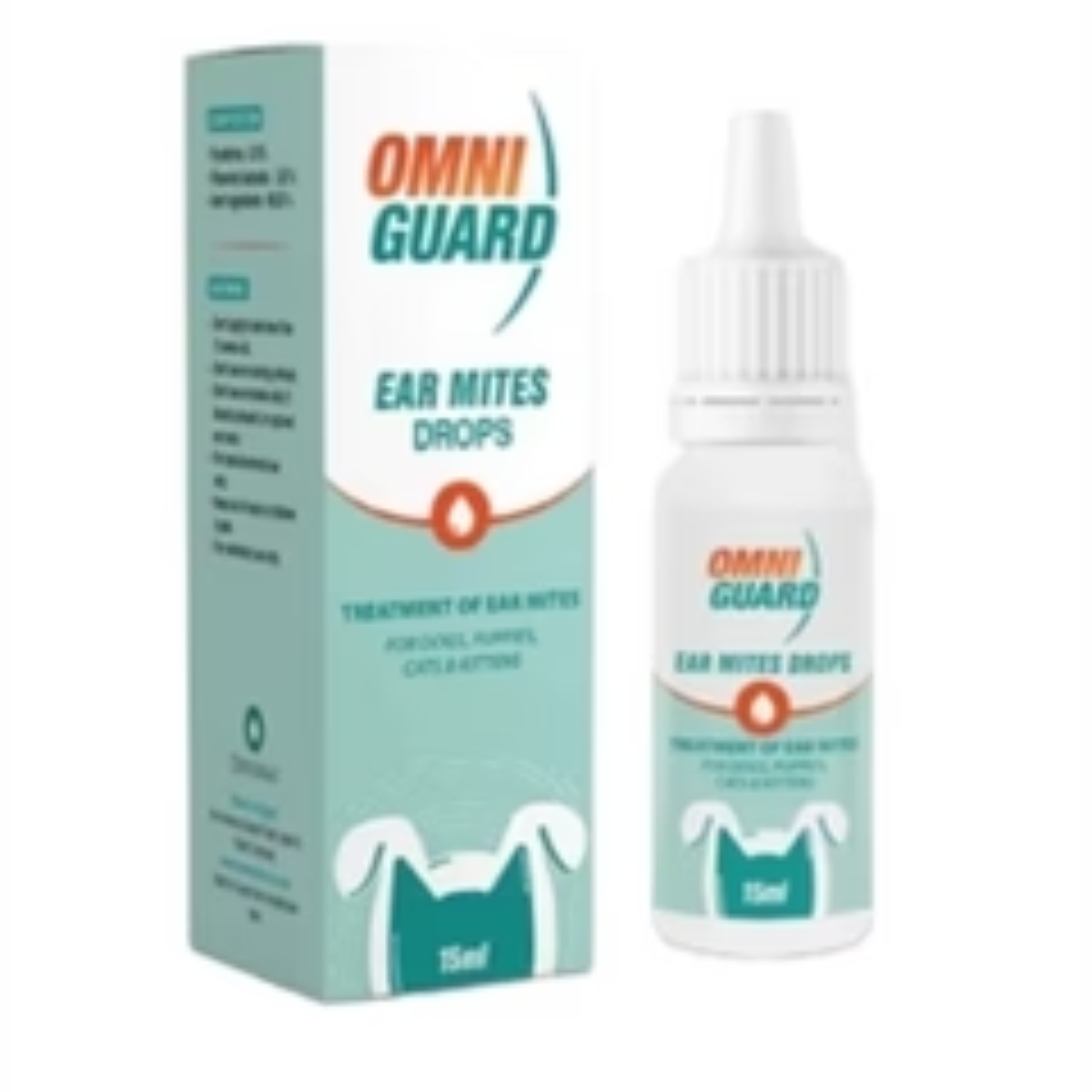 Omni Guard Ear Mites Drops 15ml