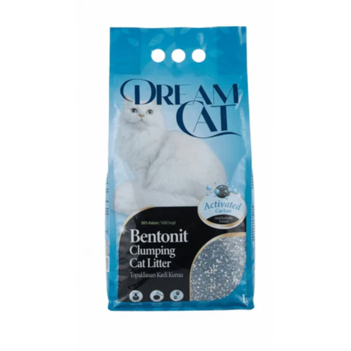 dream cat bentonite cat litter carbon scented 20L