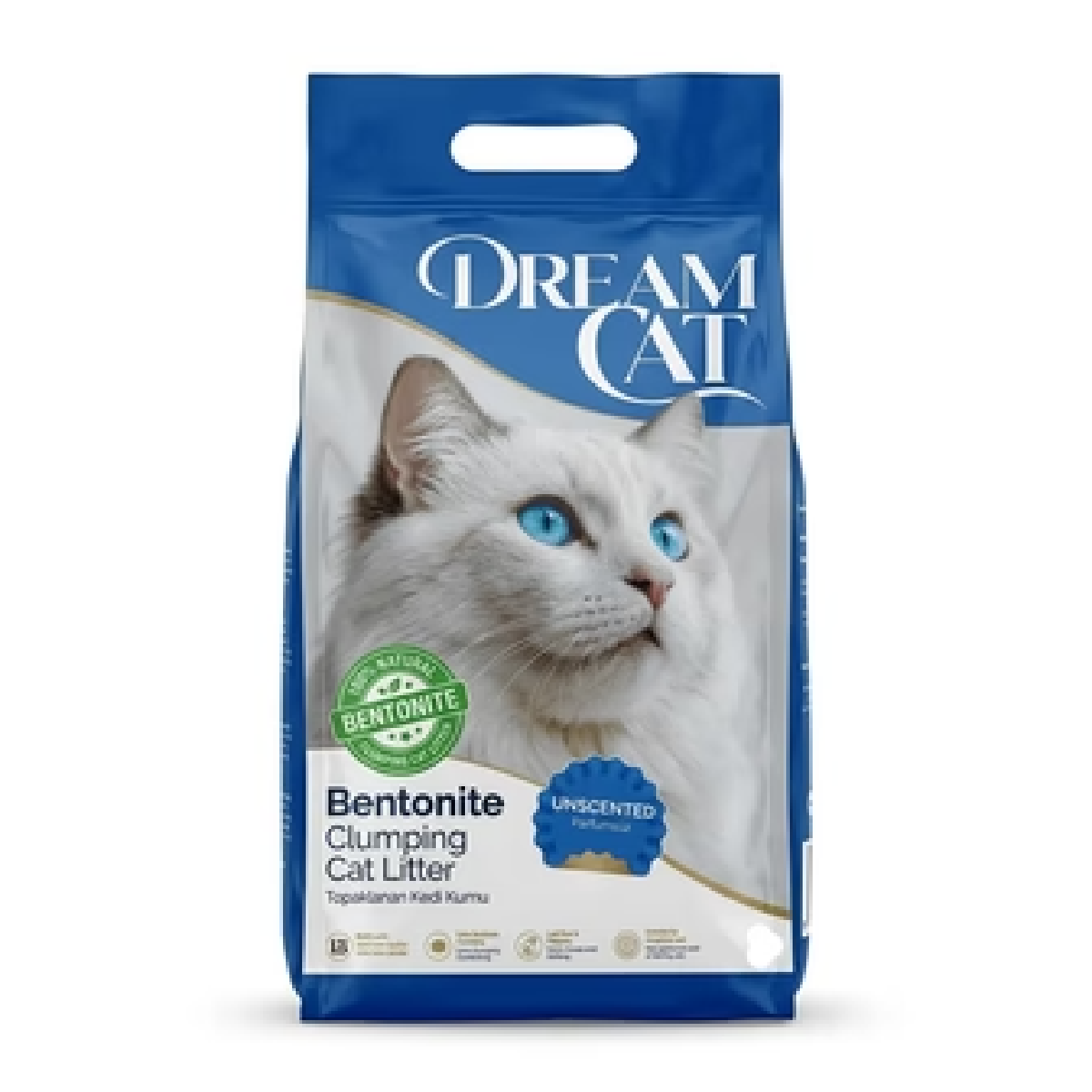 dream cat bentonite clumping cat litter unscented 10L