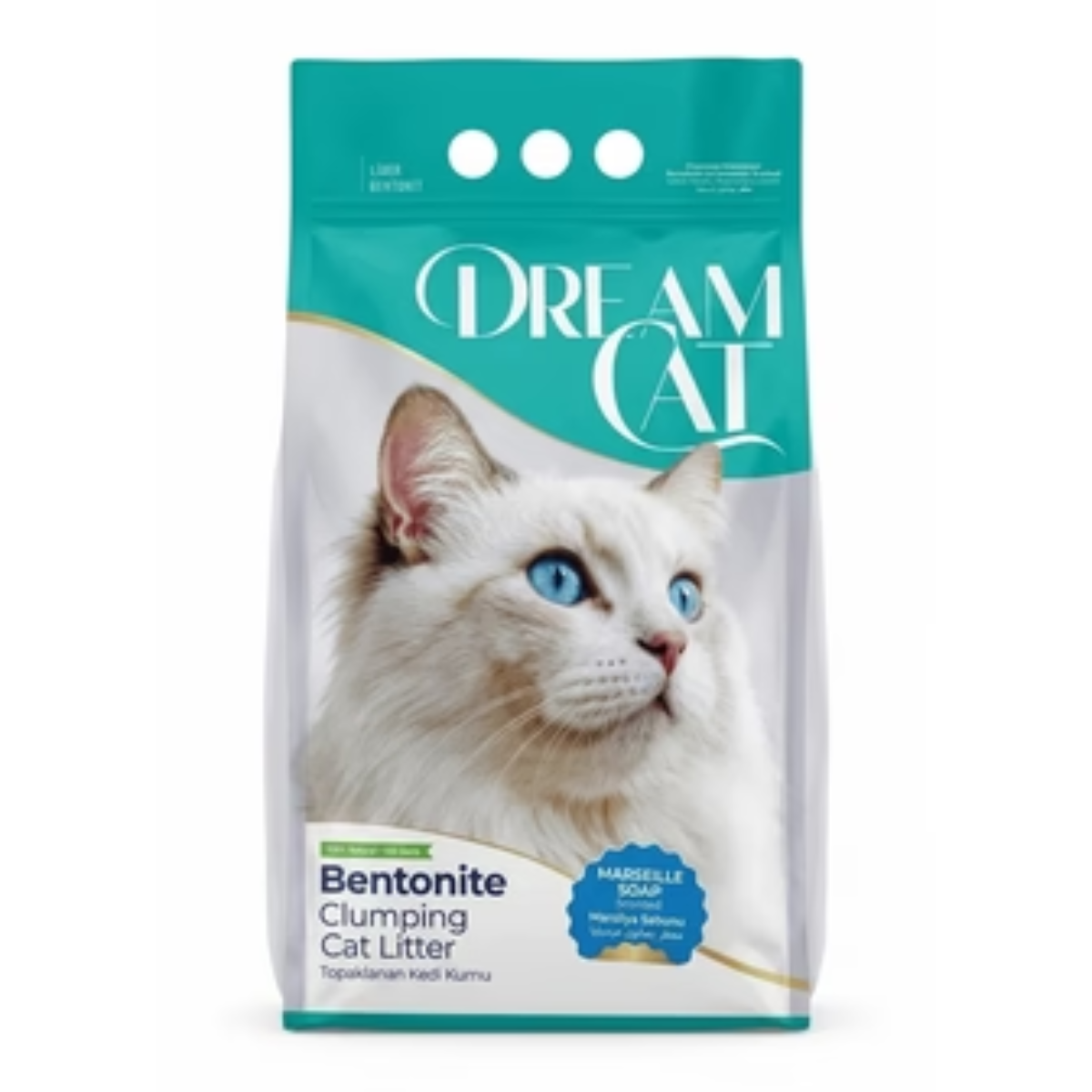 dream cat bentonite clumping  cat litter soap scented 5L