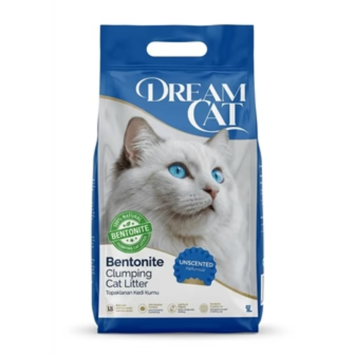 dream cat bentonite clumping cat litter unscented 5L