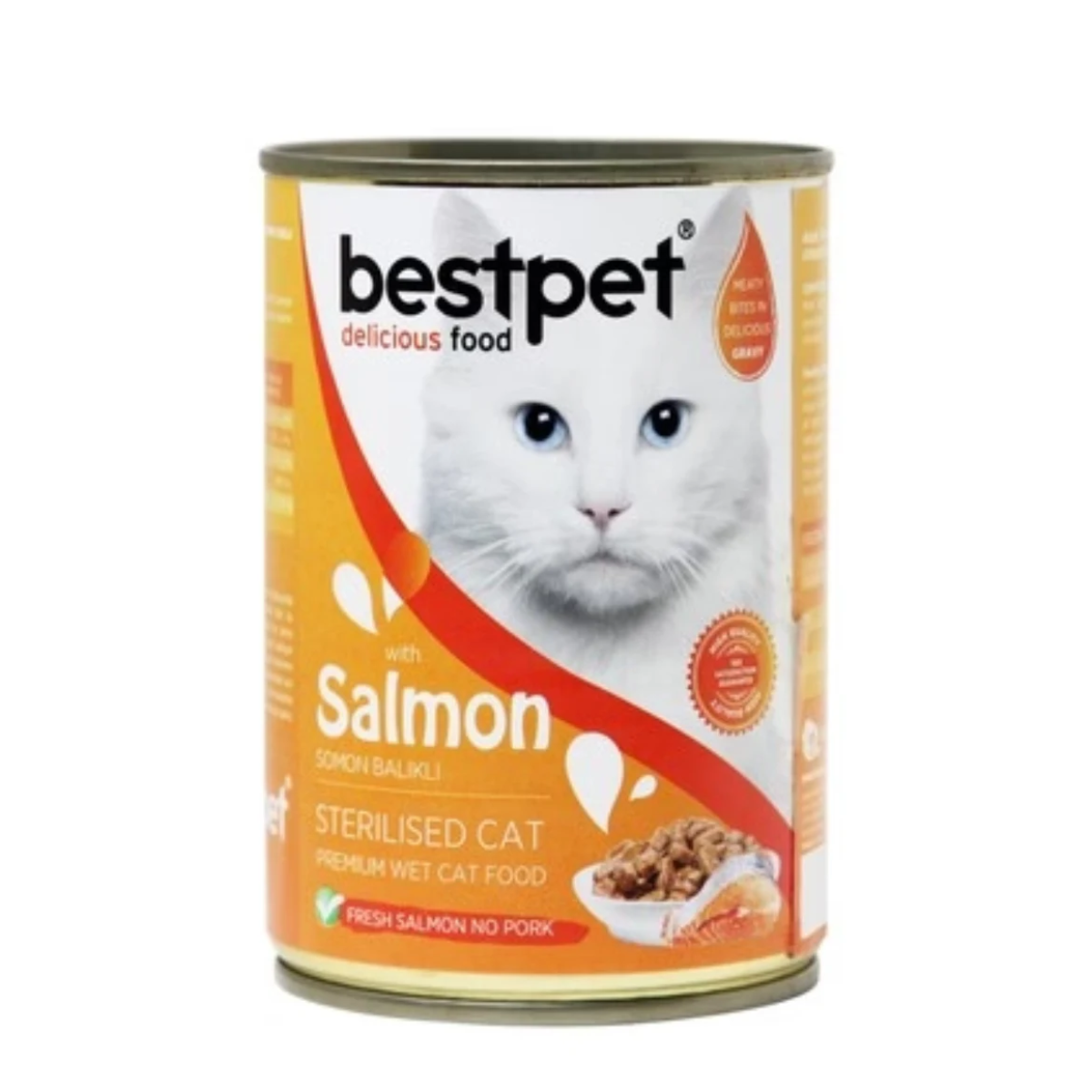Best pet Salmon Sterilised Cat 400g