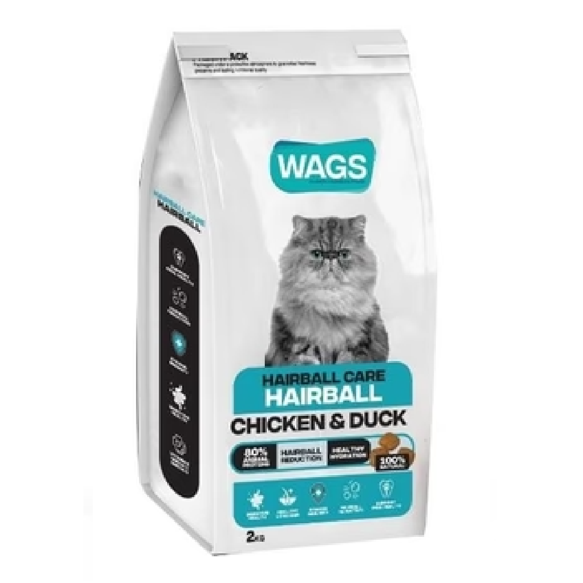 Wags Dry food Cats Hairball 2kg