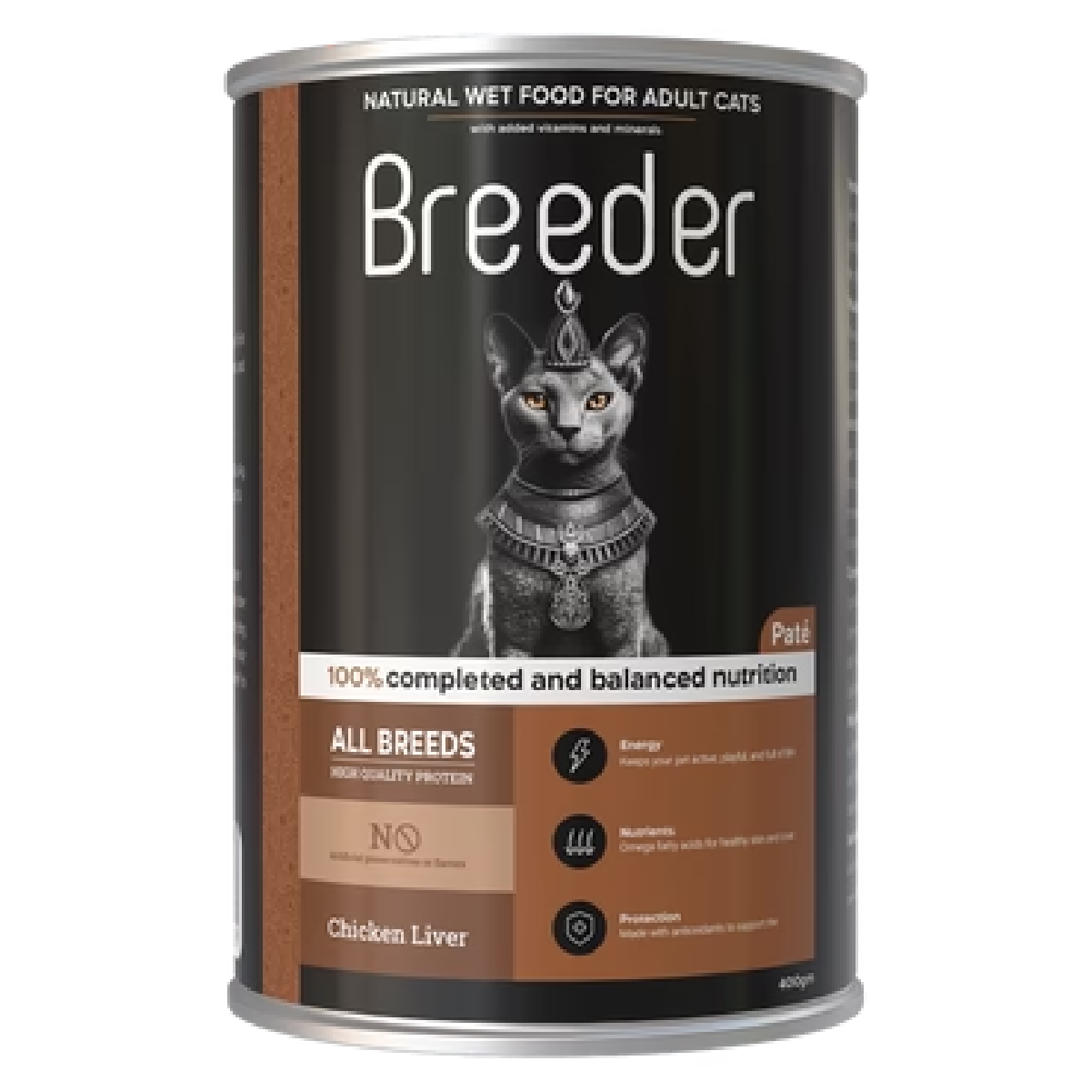 Breeder Pate Wet Can food with CHICKEN 400g