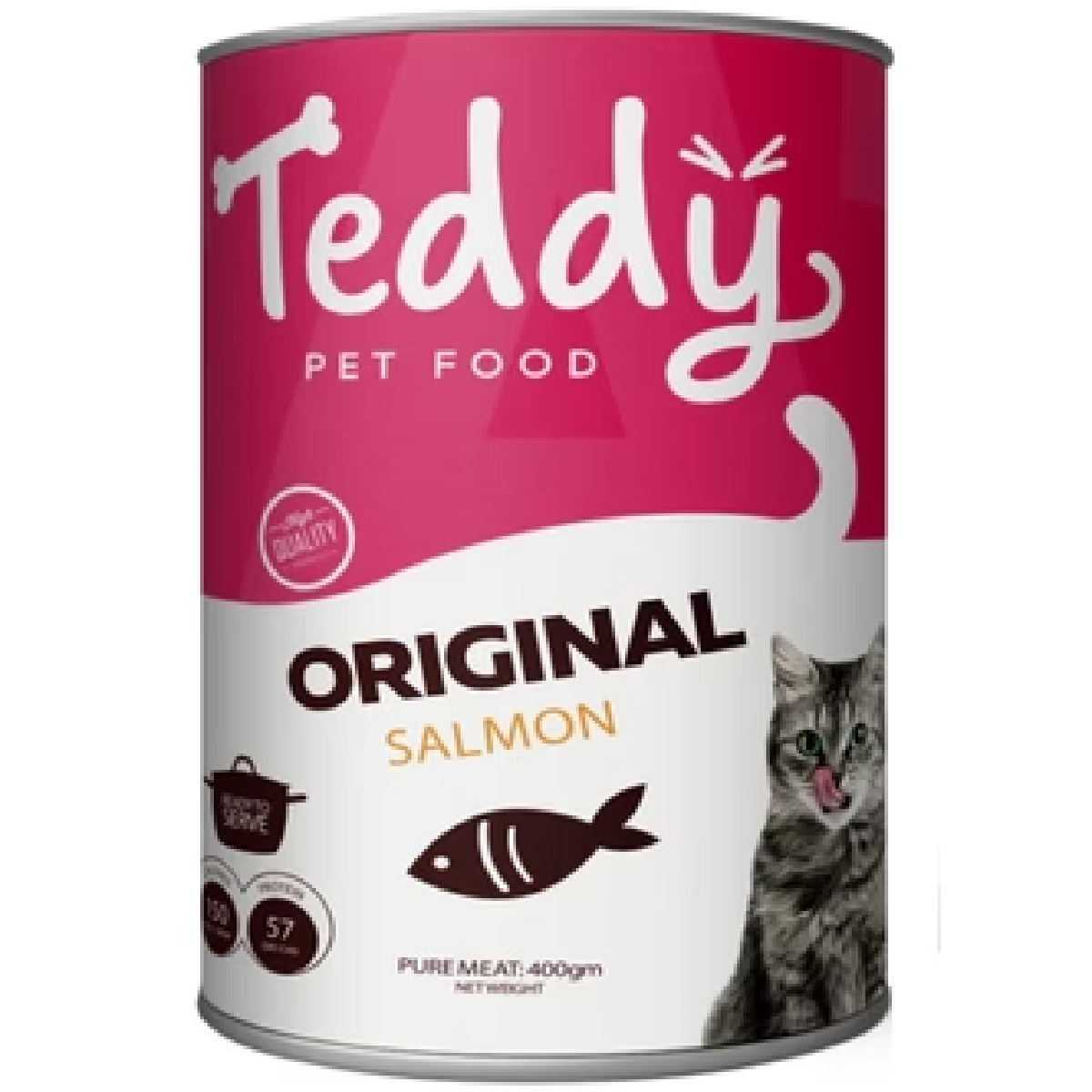 Teddy Original – Ideal For Optimal Health And Longevity  salmon 400 gm
