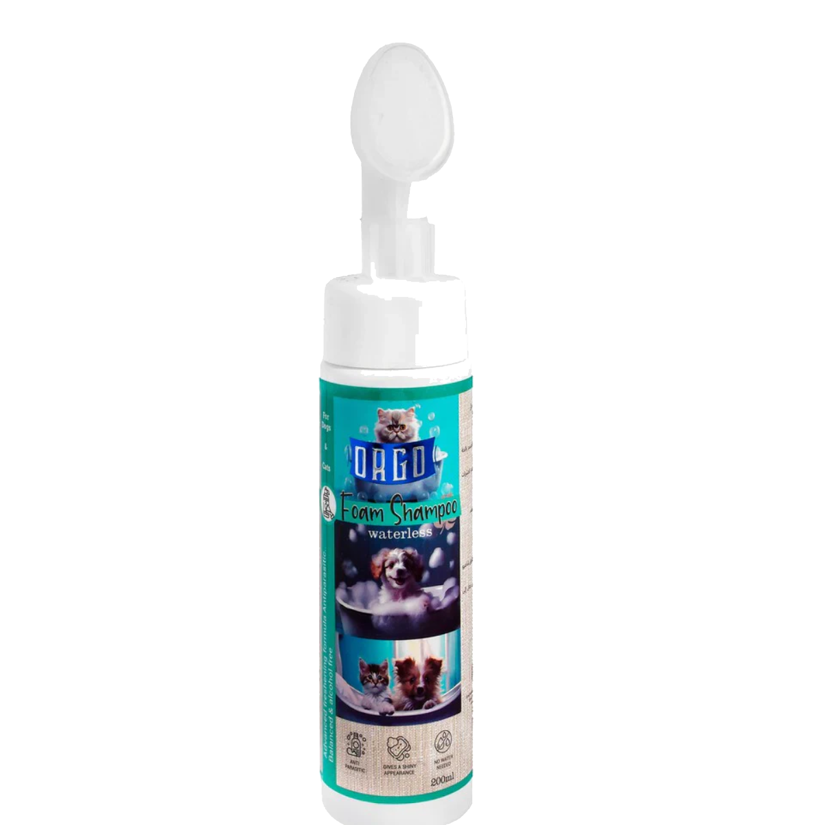 Orgo Foam Shampoo For Paws Care 200 ml