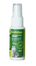 SAFELINE Anti Flea & Ticks Spray For Cats(40ml_120ml)