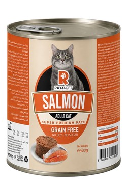 Royal Pet Wet Food Pate with Salmon for Adult Cats 400g