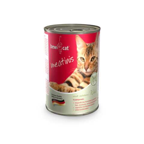 Bewi cat wet food meatinis 400g