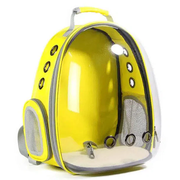 Bag Pet Carrier Backpack with yellow color