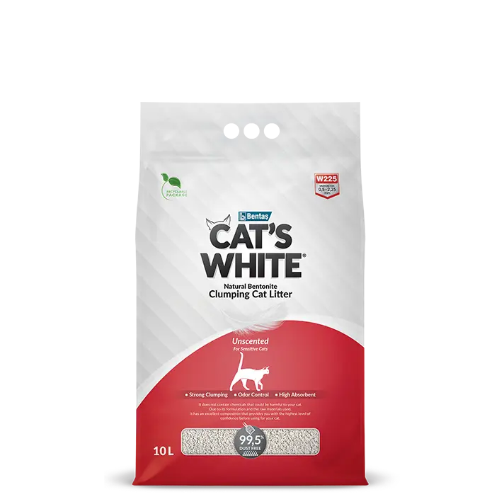 Cat's White Clumping Cat Litter 10L